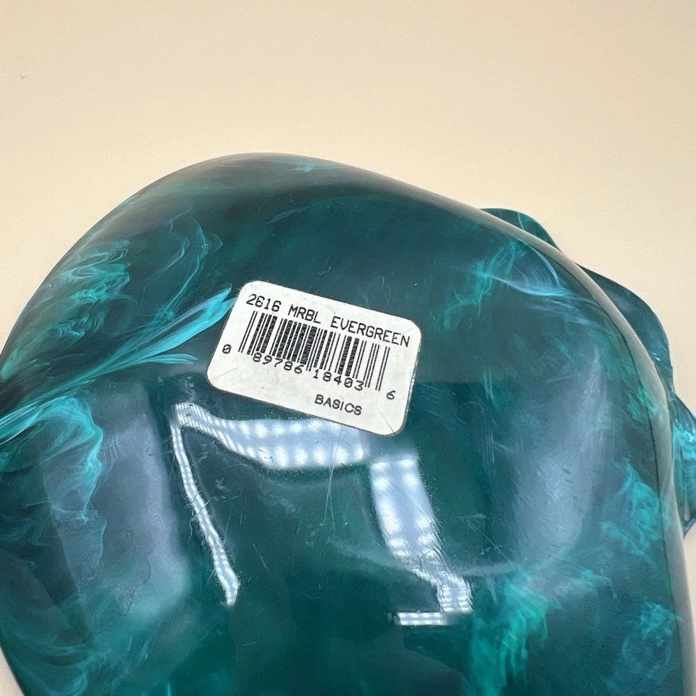 Vtg Blue/Green SWAN + SHELL Hard Soap Dish Vanity Hard Plastic Bathroom Set